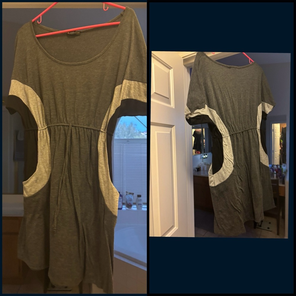 Delirious Gray Top with Black Label